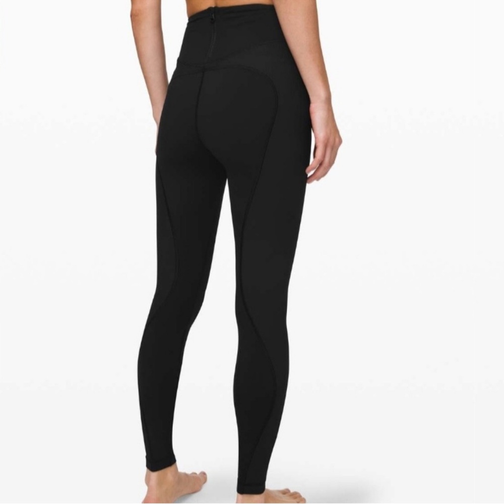 Lululemon Wade the Water Black Leggings Size 2 - Picture 2 of 4